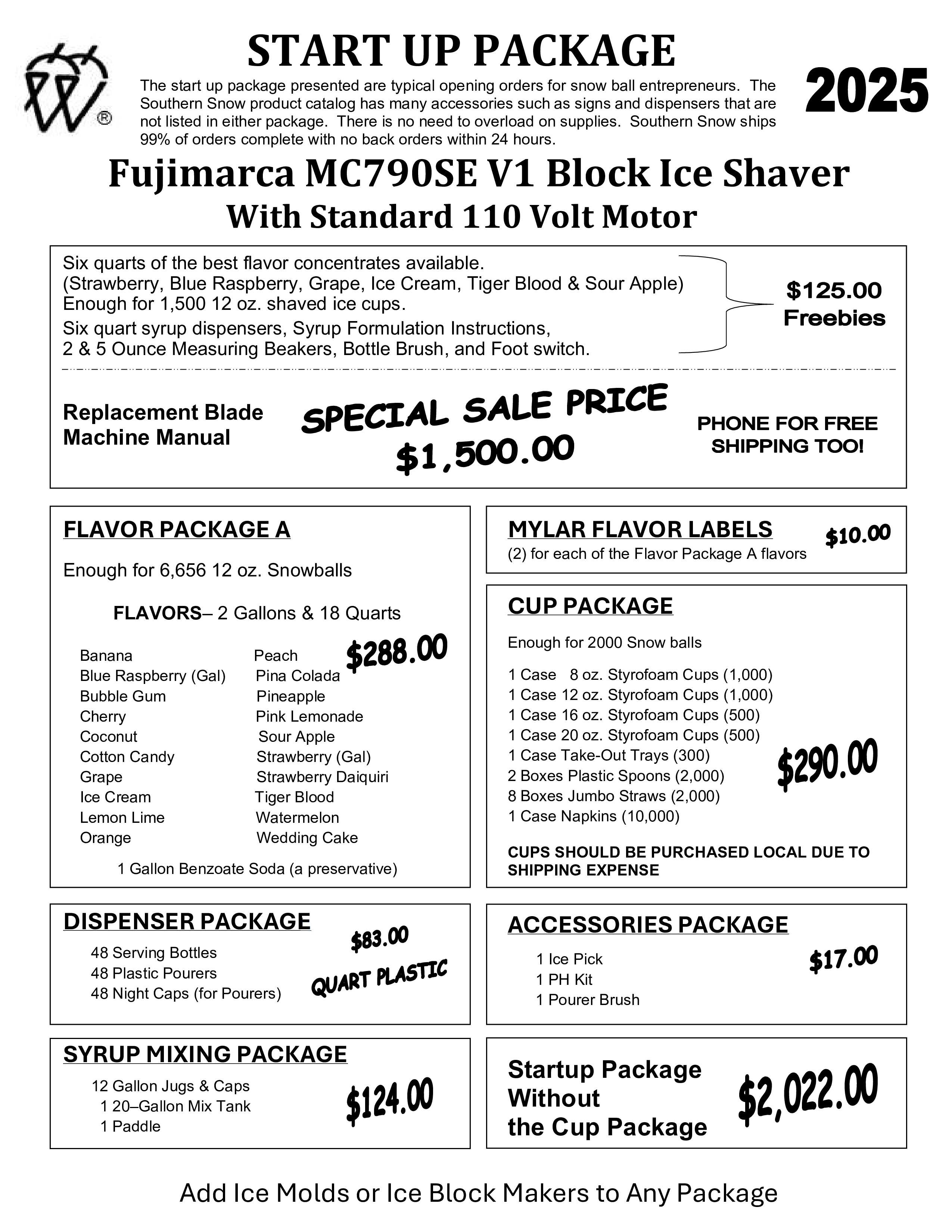 Fujimarca MC-709SE V1 Block Ice Shaver Start Up