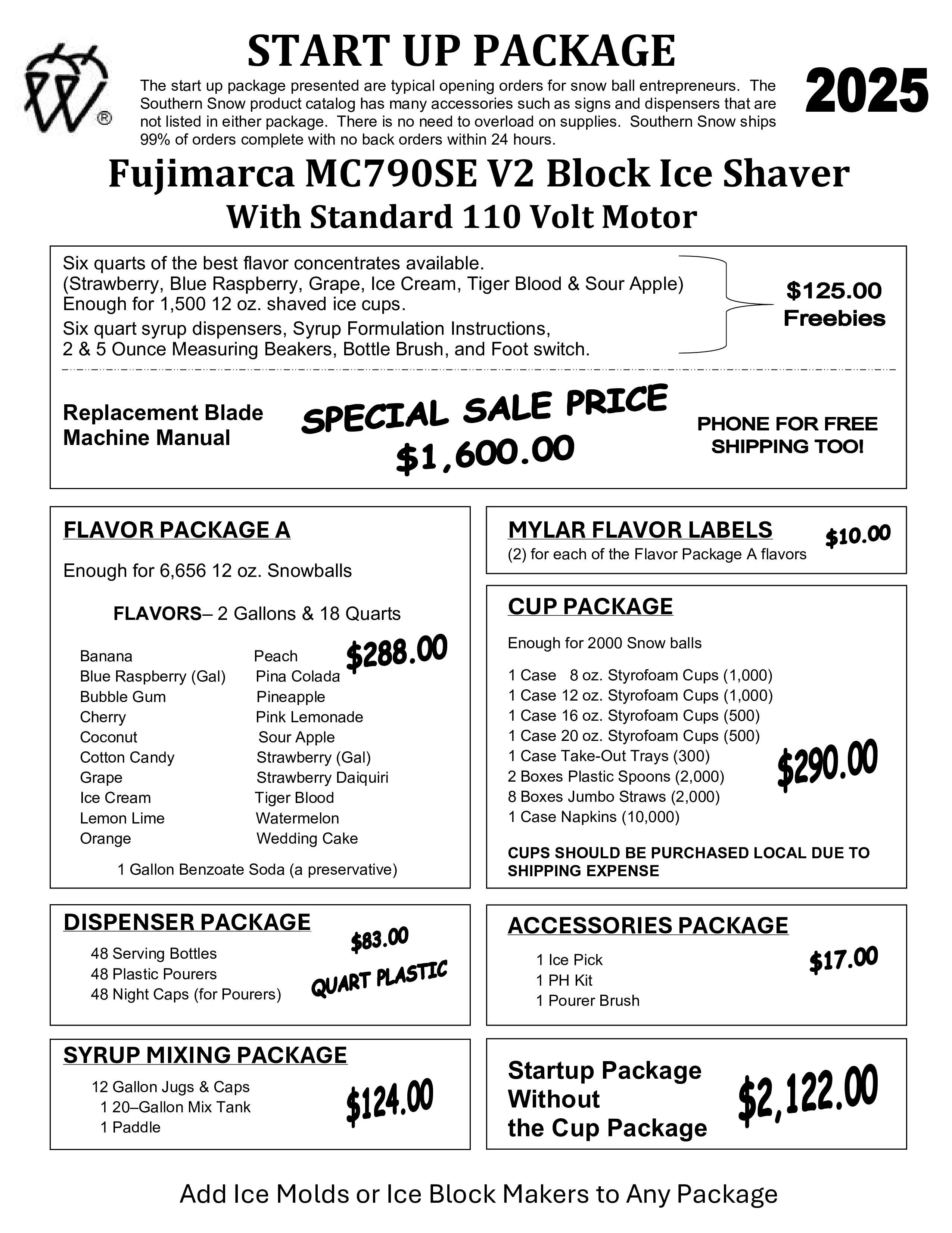 Fujimarca MC-709SE V2 Block Ice Shaver Start Up