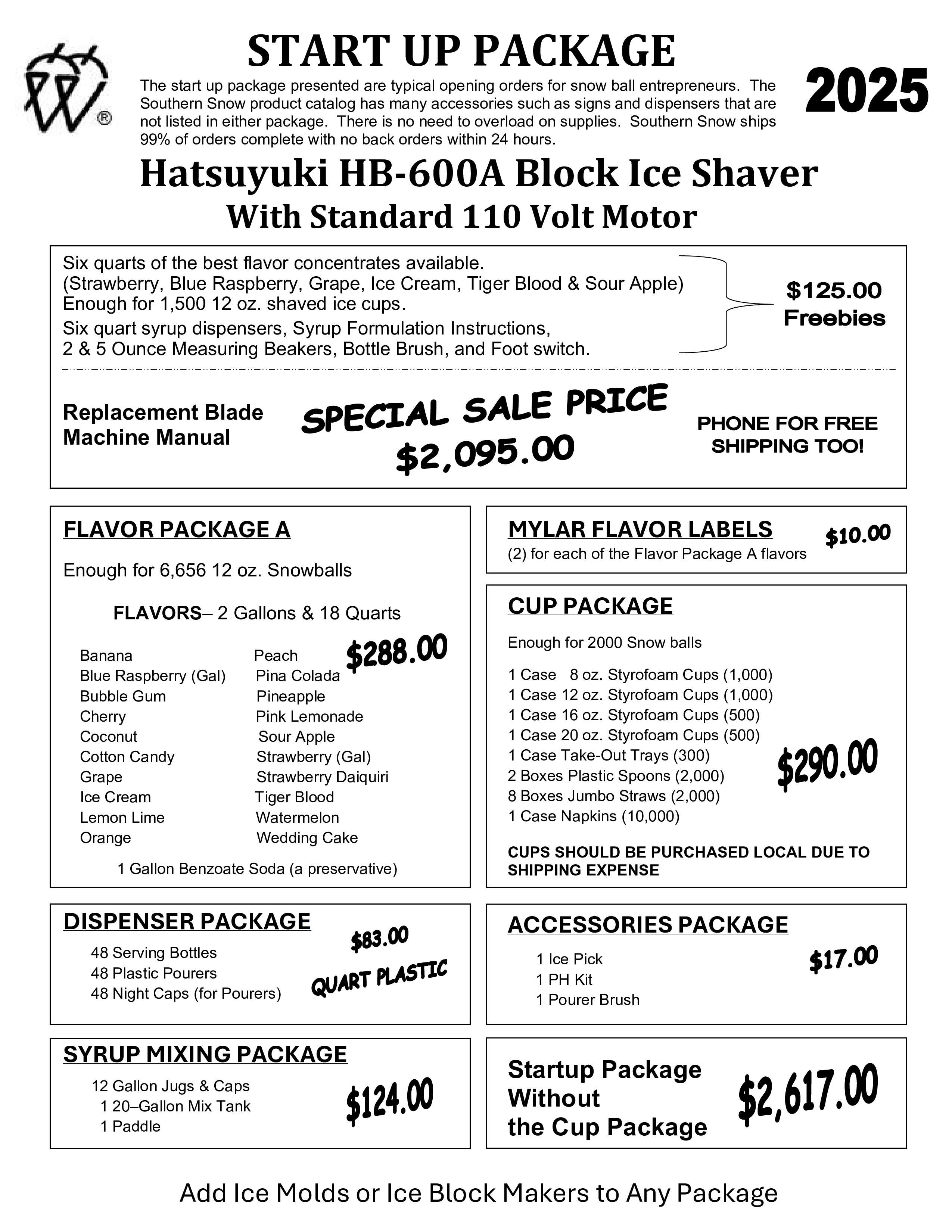 Hatsuyuki HB-600A Block Ice Shaver Start Up