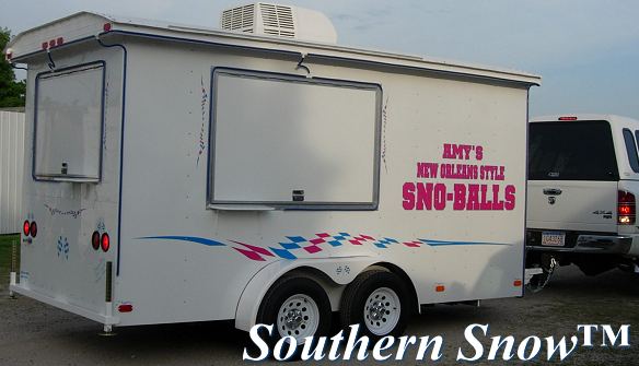 Snow Cone Concession Trailer 6' x 14' 3